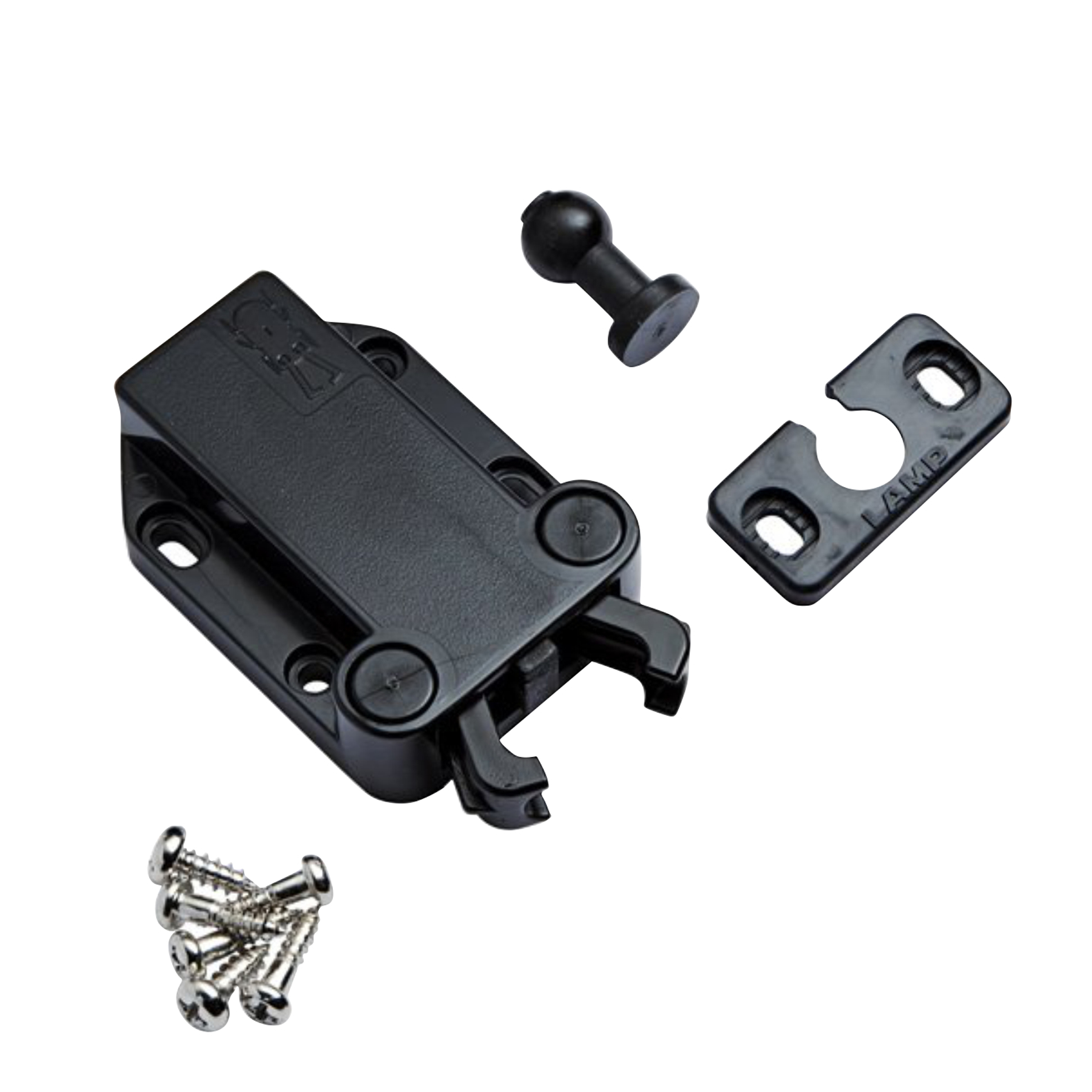 Sugatsune LAMP Touch Safe Push Latch, Black MC37/BLK1 eBay